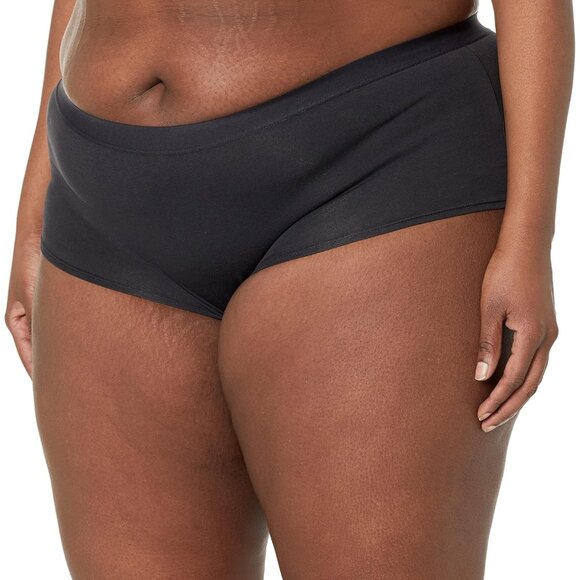 Women's Cotton Boyshort Underwear Plus Size Pack of 5 Comfortable Breathable - Picture 5 of 6